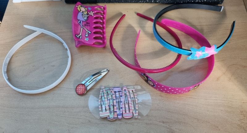 Lot de 7 accessoires cheveux fille