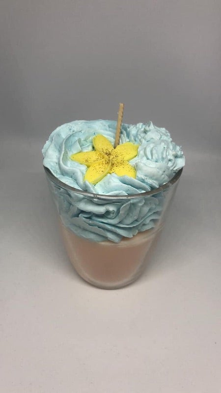 Bougie fait main ,  100% naturelle