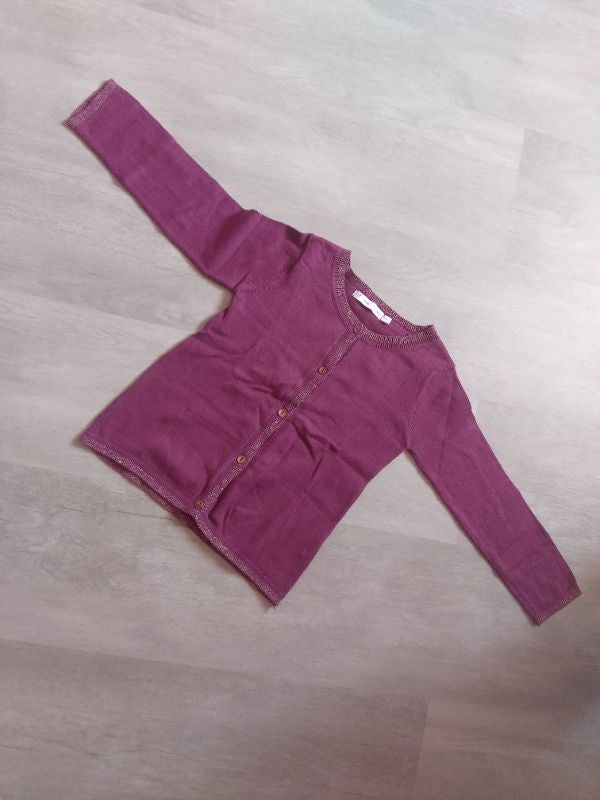 Gilet violine 4 ans