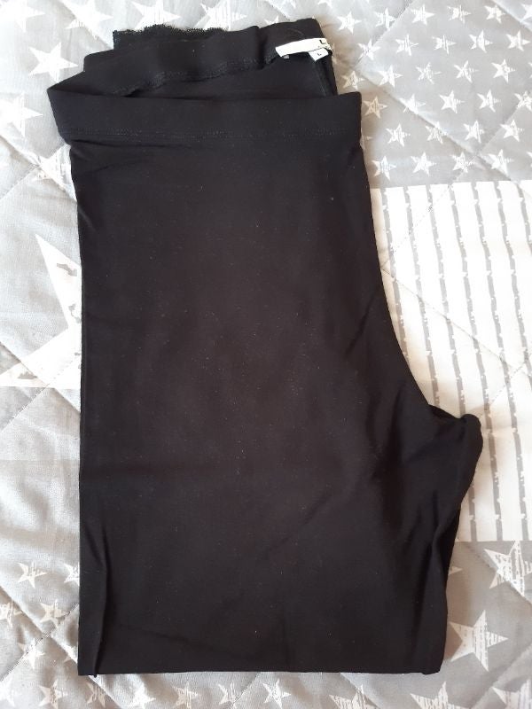 Legging bas dentelle noir