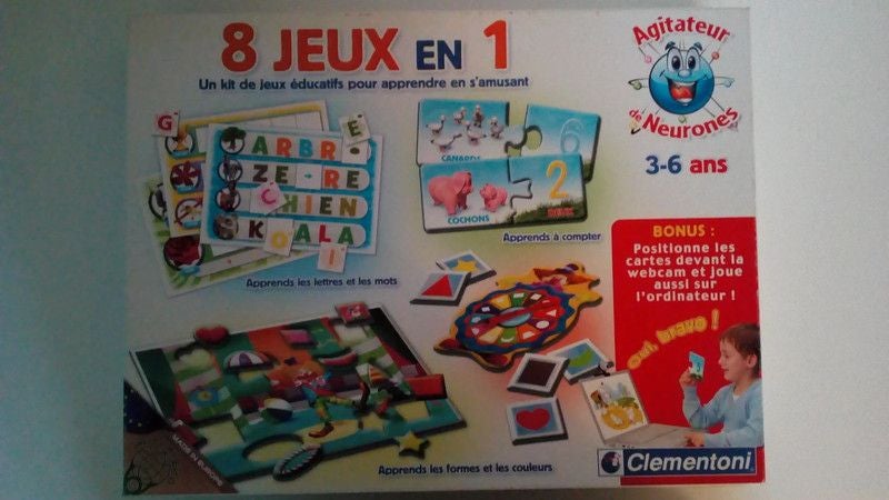 Jeux éducatifs 8 en 1 - 3/6 ans