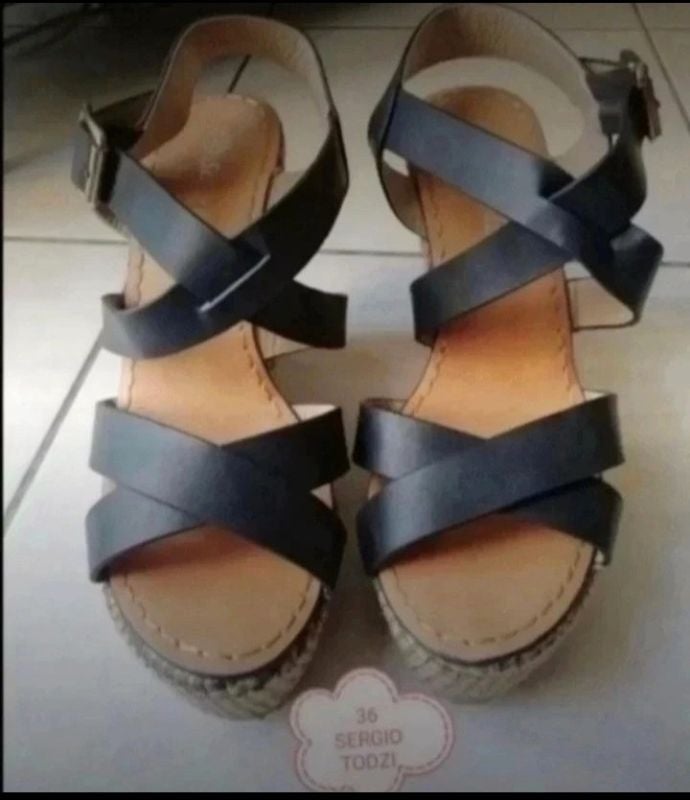 Sandales compensées femme 36