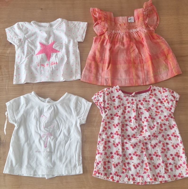 Tee shirt manches courtes 3 mois