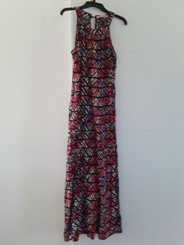 Robe longue imprimée 38/40 MISS SARA TBE
