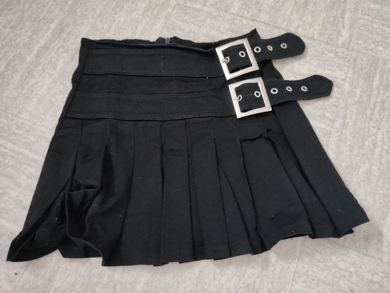 Jupe plissée noir
