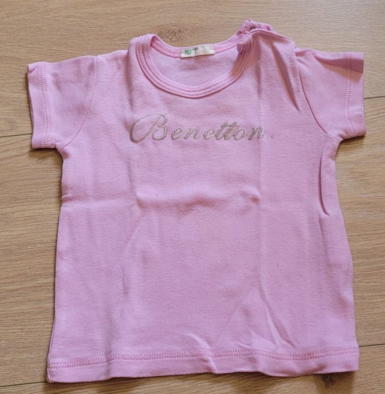 T-shirt rose "Benetton" 3M