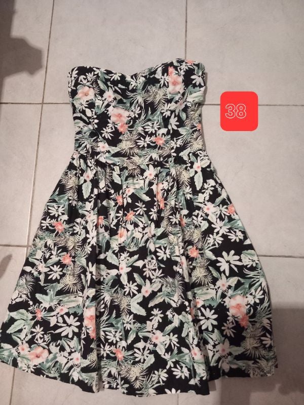 Robe bustier 38