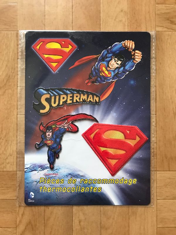 Lot patch écussons Superman - Neuf