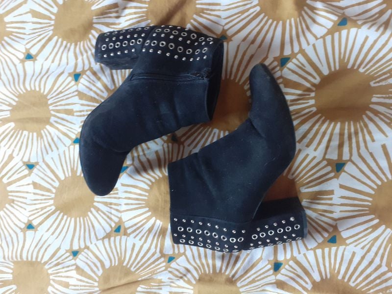 Boots noir avec des sequins
