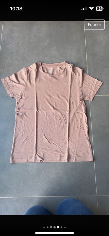 Tee shirt uni Homme Celio