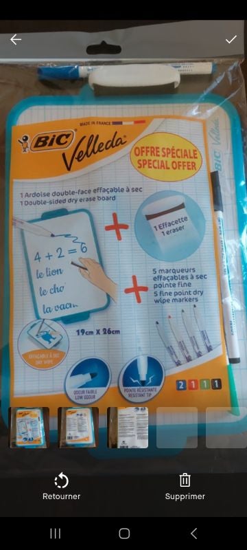 Ardoise Velleda Bic