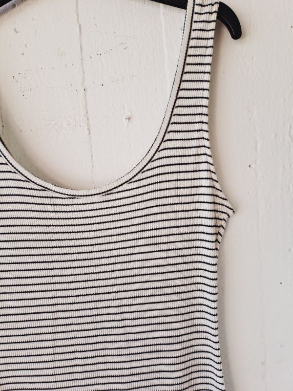 Robe rayée Bershka