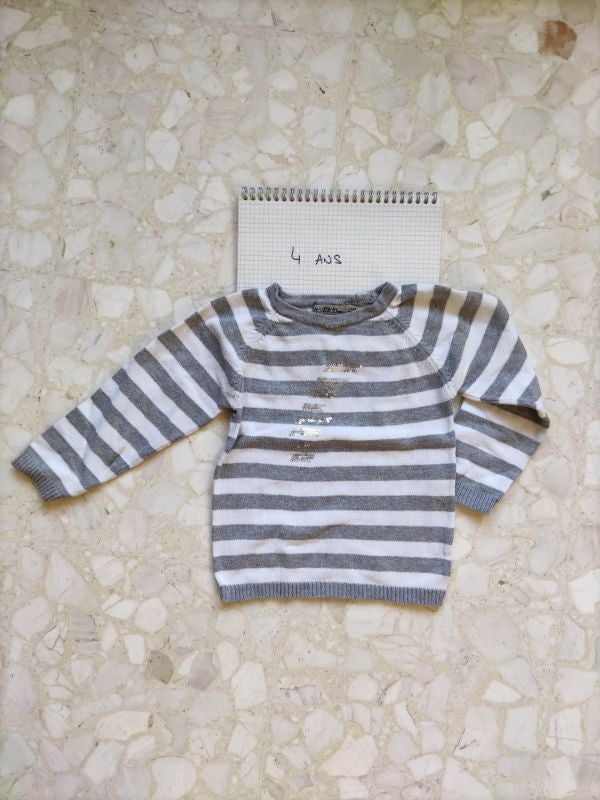 Pull léger strass 4 ans