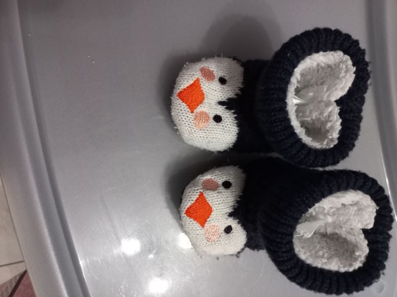 Chaussons bébé fourrés