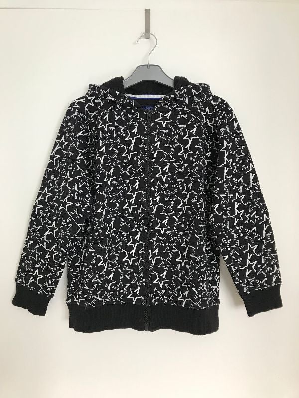 Gilet noir imprimé étoile blanc