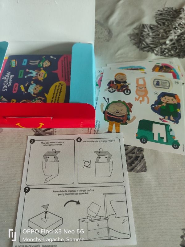 Jeu happy meal "les mini mondes" neuf