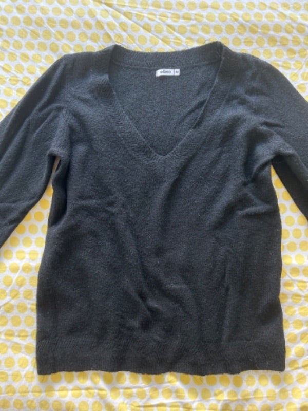 Pull noir d’hiver