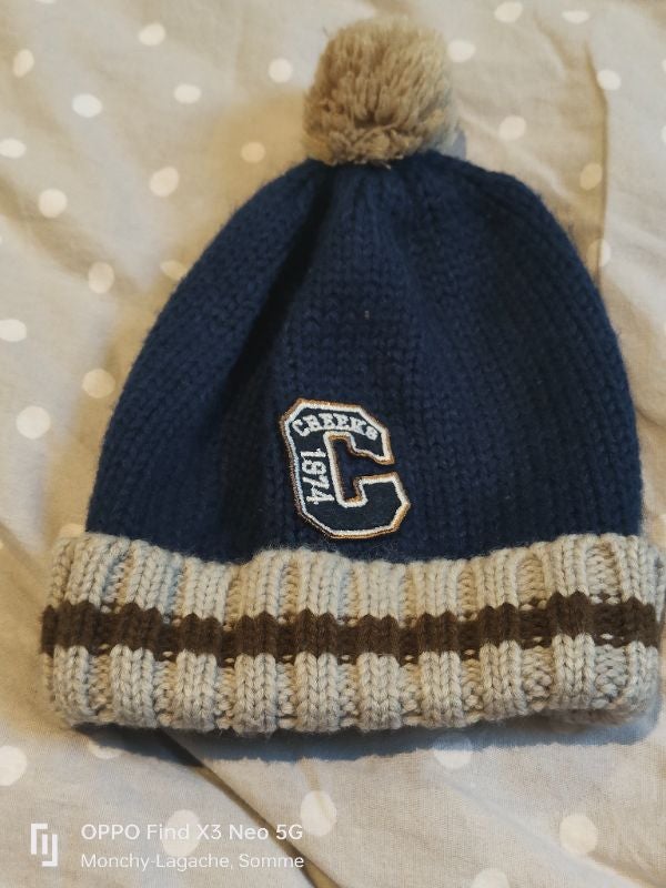 Bonnet 0/6mois creeks 0€25 -55% dès 2 achetés
