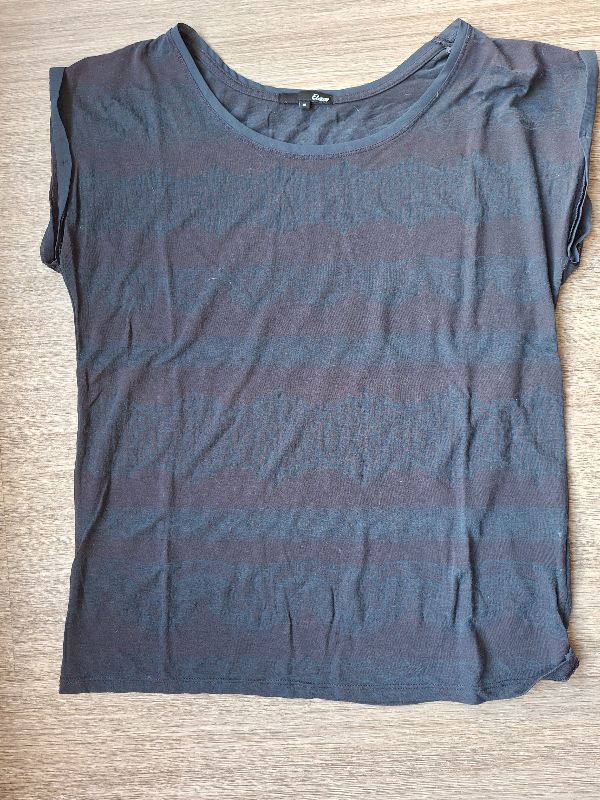 Tshirt Noir/Marine