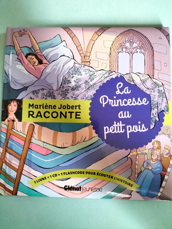 Livre enfant La Princesse au petit pois Marlène Jobert
