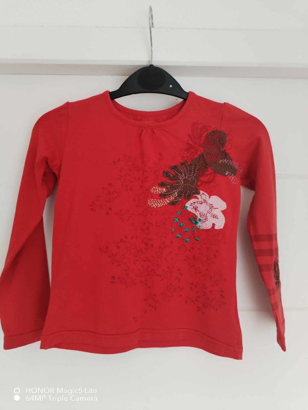 T-shirt manches longues 4 ans fille Marèse