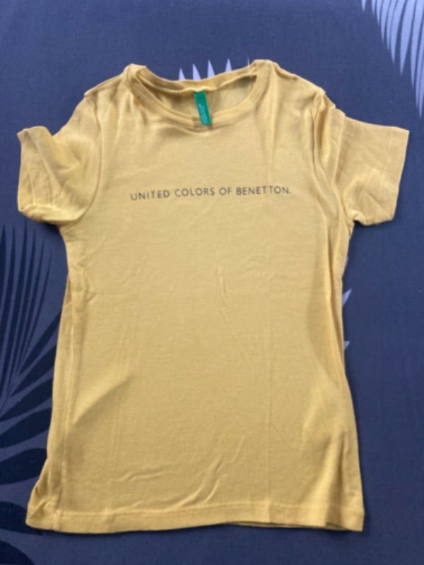 T-shirt  basique benetton 7-8 ans