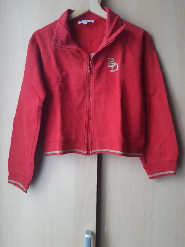 Sweat gilet rouge Blind Date