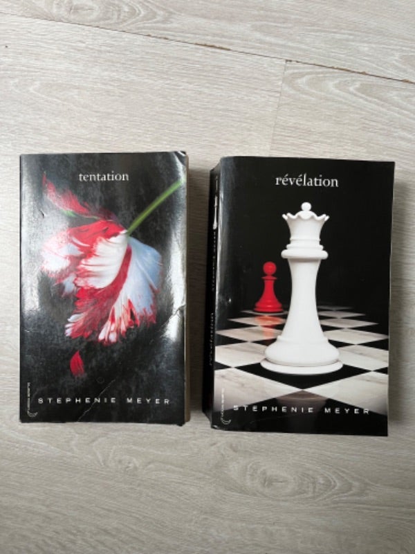 Lot livres Twilight de Stéphenie Meyer