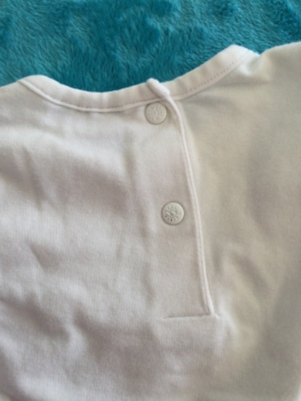 teeshirt  tee shirt polo manches courtes 1mois tbe vertbaudet