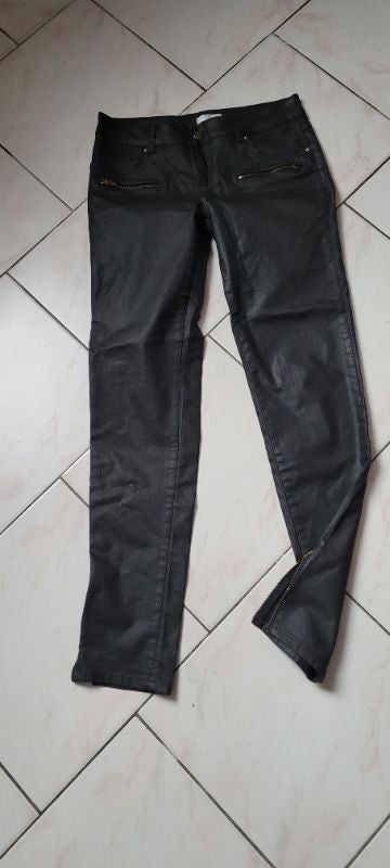 Pantalon en toile cirée