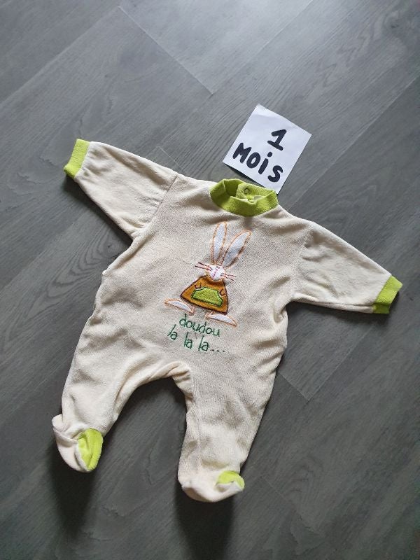 Pyjama 1mois mixte