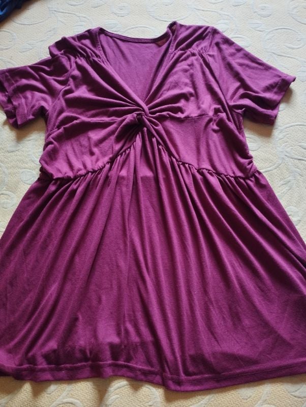 Blouse cache-cœur ample XL