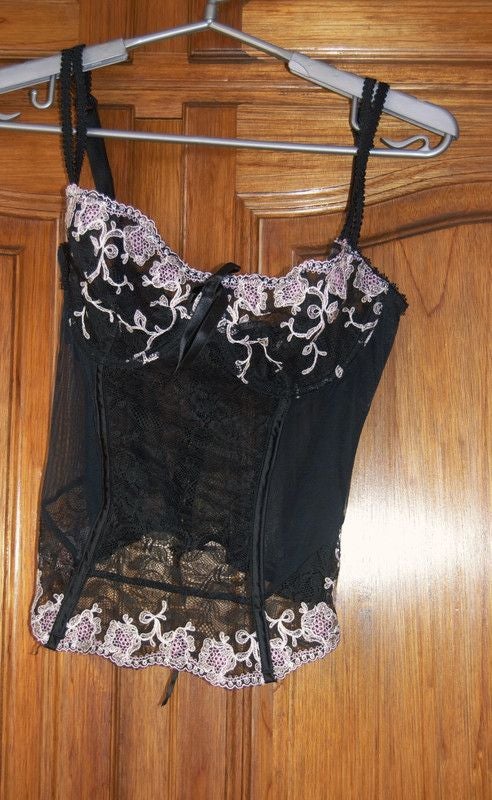 caraco, bustier, passionata, taille S, bonnet 85B