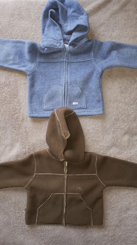 Lot 2 gilets/ vestes garçons 3 mois
