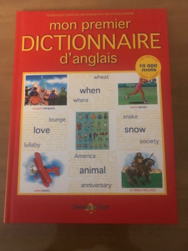 Mon premier dictionnaire d’anglais 8 ans