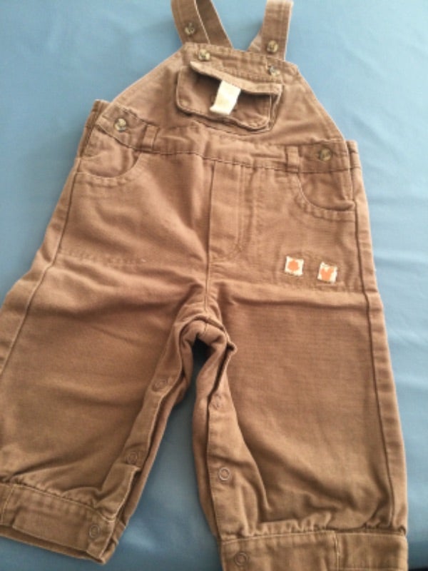 pantalon salopette sergent major 6 mois double   tbe