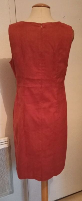 Robe velours corail Jafrati 40