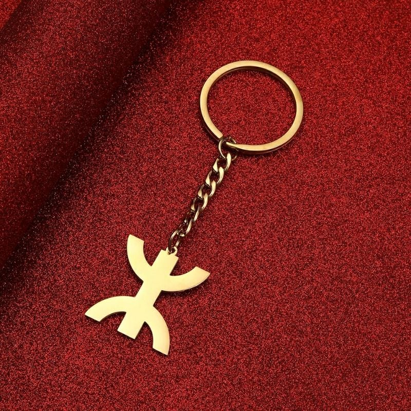 Porte-clés "Kabyle" doré