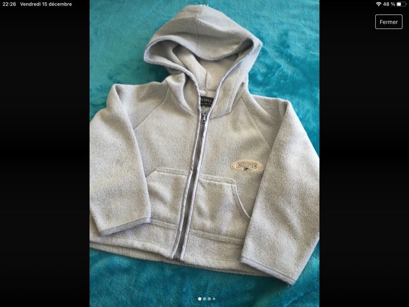 sweat polaire chipie 6 ans tbe