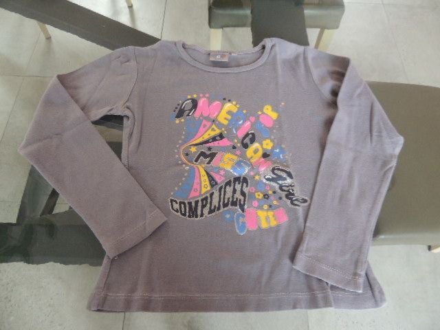 Tee shirt manches longues fille complices 8 ans