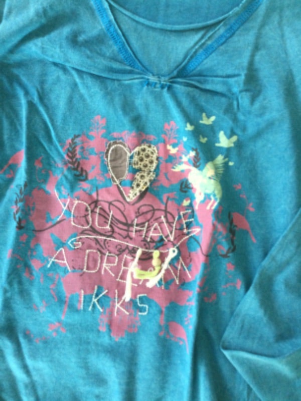 teeshirt  tee-shirts ikks 8 ans manches longues tbe
