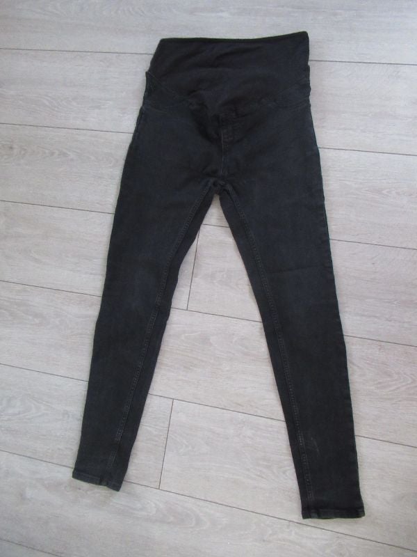 Jean jegging de grossesse noir maternité taille 36 Kiabi