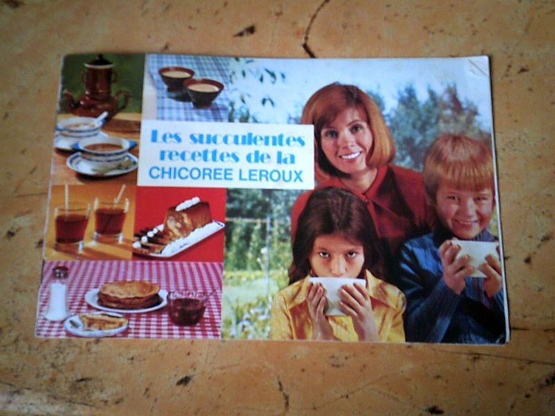 Livre recettes de la chicorée Leroux vintage