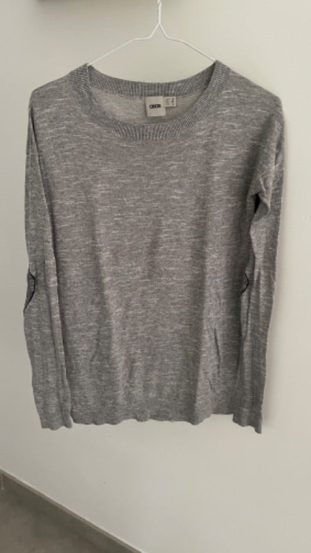 Pull fin gris chiné S (asos)