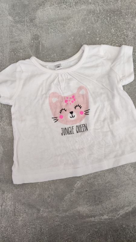 Tee-shirt manches courtes bébé fille 3 mois