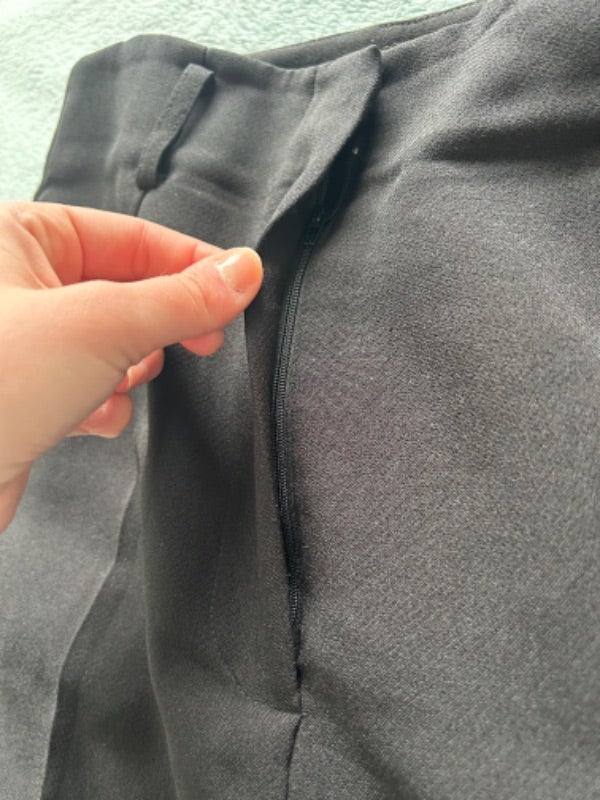 Pantalon tailleur noir