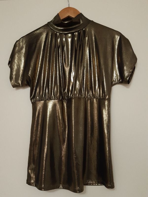Tee-shirt doré pour femme