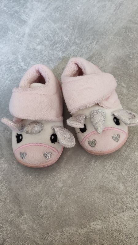 Chaussons bébé fille licorne 18