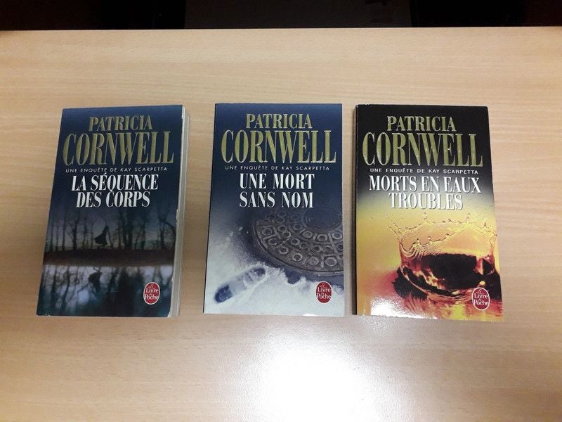 3 LIVRES POCHE DE PATRICIA CORNWELL