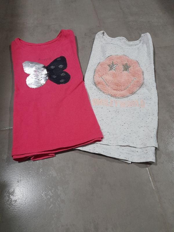 Lots deux t-shirts manches longues